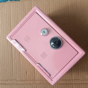 TEMU 1pc 미니 동전 은행 안전함, 1pc 동전 은행 금속 미니 잠금장치 안전함 단일 숫자, 조합 잠금장치 및 키 돈 작은 안전 보관함, 귀여운 은행 상자