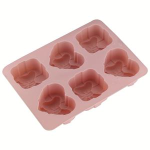 TEMU 실리콘 선물 상자 모양 케이크 몰드, 6구멍, 무스, 초콜릿, 사탕, 디저트, 다중 행사 - 크리스마스, 추수감사절, 데이, 아버지의 날 & 어머니의 날