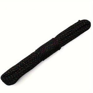 TEMU 1개 다기능 7코어 4mm 글리터 파라코드, 25피트/50피트/100피트 - 다색 폴리에스터 혼방, DIY 공예, 캠핑, 텐트 수리용 - 마그네슘 막대/플린트 미포함, 다용도 파라코드|반짝이는 외관|폴리에스터 혼방 코드