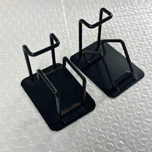 TEMU 2pcs 스테인레스 스틸 접이식 후크, 욕실 및 주방용 드릴 없음 벽걸이 보관 랙, 욕조, 튜브 및 액세서리용 다용도 걸이 선반, 세련된 블랙 디자인, 욕실 정리 및 보관