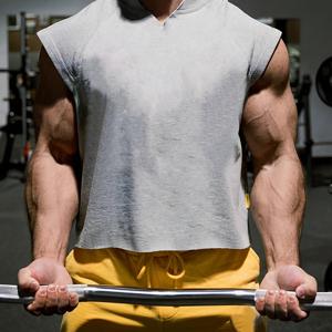 TEMU 남성용 캐주얼 민소매 V넥 탱크탑 - 통기성 좋은 논스트레치 원단, 레귤러 핏 H라인, 세탁기 사용 가능 단색 체육복 & 캐주얼 의류