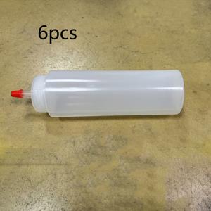 TEMU 6개 8oz 소스와 드레싱을 위한 짜는 병 - 내구성이 뛰어난 PE, 쉽게 분배, 케첩, 마요네즈, 소스에 이상적 - 가정과 레스토랑 주방에 완벽, 조미료 병| 직사각형 모양| 냉장고 안전
