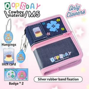 TEMU 1pc RosyPosy 애니메이션 스타 추적 스타일 노트북 - M5 바인더 보관 책, 아름다운 삽화, 면 커버, 링 바인딩, 학교 및 사무실 조직에 이상적|북커버|포카바인더