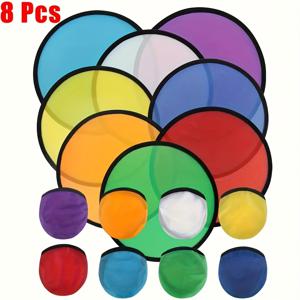 TEMU 8pcs 컬러풀 접이식 팬 세트 - 내구성이 뛰어난 PA (나일론) 소재, 밝은 파란색, 녹색, 빨간색, 노란색, 오렌지색, 보라색, 흰색 팬, 휴대용 가방 포함 - 야외 활동, 파티, 결혼식에 이상적, 파티 액세서리 | 컬러풀 팬 | 내구성이 뛰어난 팬, 팬 장식