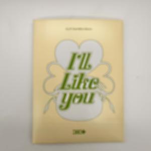 TEMU 8개 세트 'I-LL-IT' 선물 미니 2 최신 인사말 카드, 각 세트는 동일한 자체 제작 작은 카드를 주변에 배치하여 팬 컬렉션 및 카드 앨범 장식용으로 적합합니다