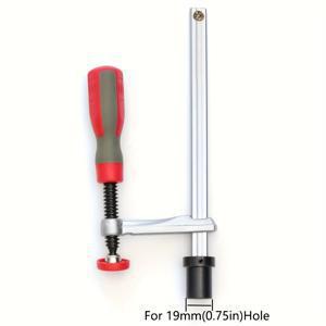 TEMU 1pc 퀵 액팅 홀 다운 클램프, 목공 벤치용 금속 데스크탑 클립 핸드 트위스팅 도구, 19/20mm 구멍 목공 액세서리, 전기 필요 없음, 목공 프로젝트 키트 및 액세서리