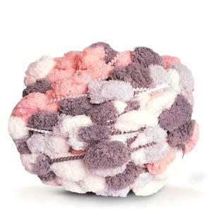TEMU 1 롤 소프트 컬러풀 셔닐 아이스 슬리키 양, 볼 양, 손뜨개, DIY 담요, 쿠션, 스카프, 모자 등에 완벽합니다!