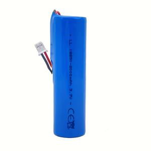 TEMU 실제 용량 3.7V 1200/1500/1800/2000mAh의 18650 충전식 리튬 배터리 팩 1/2개, 휴대용 팬, 미용기기, 전동 모기채찍 및 헤어 클리퍼용 PH 2.0 커넥터, 손전등 장난감 자동차 드론 - 고용량 리튬 이온 배터리 팩|드론