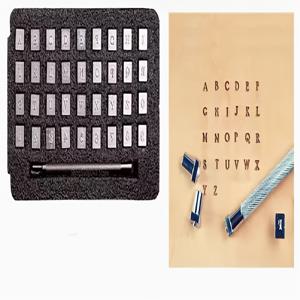 TEMU 36pcs DIY 가죽 스탬프 세트 - 이름, 문자 및 숫자를 가죽 공예에 인쇄하는 개인화된 합금 스테인츠, DIY 가죽 스탬프 키트, 가죽 공예 용품 | 개인화된 인쇄 | 내구성 있는 공예, 가죽 공예 용품