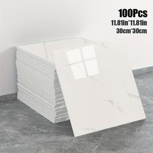 TEMU 50개/100개 빈티지 그레이 대리석 벽 타일 - 욕실, 주방, 거실용 자체 접착식 비닐 배경 - 쉽게 벗겨내고 붙이기, 창문 디자인으로 제거 가능한 벽 장식, TV 배경, 욕실 벽지에 이상적, 현대 벽 장식, 쉬운 설치, 대리석 벽 타일