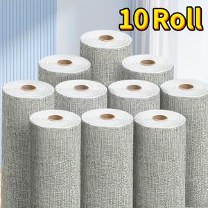 TEMU 10롤 3D 폼 벽지 스티커, 자체 접착 두꺼운 벽 패널, 질감 디자인, 집 리모델링용 벽 스티커, 붙이고 떼기 쉬움, 청소 및 절단 용이, 거실·부엌·침실·사무실 장식에 적합|스티커