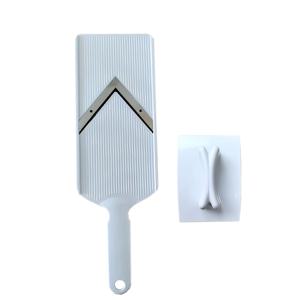 TEMU 1pc 수동 양파 슬라이서 - 스테인레스 스틸 블레이드, 인간 중심적인 블랙 핸들, 양파, 녹색, 샐러드 분쇄에 이상적, 주방 슬라이싱 도구, 양파 슬라이서 및 채소 슬라이서|야채다지기