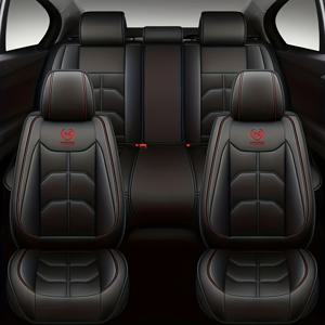 TEMU 5인승 자동차 시트 커버 SUV 방수 세트 완전한 자동차 시트 쿠션 PUPU 가죽 자동차 시트 커버 범용 자동차 시트 커버 완전한 세트 5인승 모델과 호환 가능