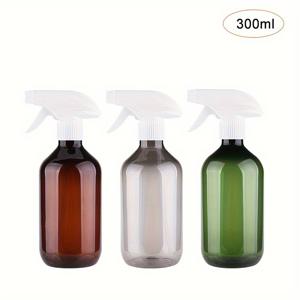 TEMU 3개 플라스틱 스프레이 병 세트 - 10oz/16oz 다목적 재사용 미스트 스프레이어, BPA 프리, 세척 용액, 식물 관수, 헤어 케어, 공기 청정을 위한 조절 가능한 노즐, 스트림 및 미세 미스트 옵션, 무향