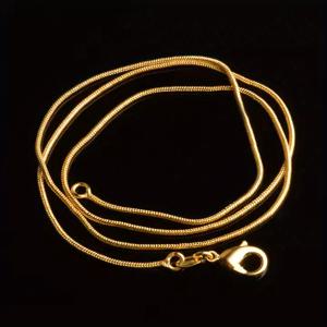 TEMU 1pc 럭셔리 18K 골드 도금 스네이크 체인 목걸이 여성용, 2mm 폭, 45cm 길이, 316 스테인리스 스틸, 데일리 & 선물용, 트렌디 2024 주얼리 액세서리