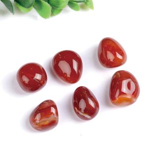 TEMU 스타일 천연 빨간 카네리안 연마된 돌, 50g/100g/230g 큰 입자, 홈 데코, 화분 액센트, 보석 액세서리, 천연 구멍, 균열 및 포함물이 포함된 (천연 광물 제품)