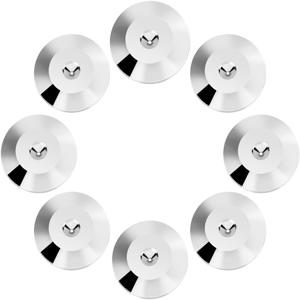 TEMU 8개 금속 스피커 CD 충격 흡수 발판, 25x5mm - 비전자, 내구성 있는 금속 소재로 음질 및 안정성 향상, 스피커 안정성 강화 | 원형 발판 | 내구성 있는 금속 구조