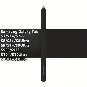 TEMU S6 Lite S7 FE S8 S9 S10 Ultra 태블릿용 케이스 - 부드러운 실리콘 충격 방지 커버, 접착성 백킹, 갤럭시 탭 터치스크린 및 펜을 위한 내구성 있는 보호, 펜슬 케이스와 호환 가능
