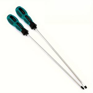 TEMU 2pcs 추가 긴 자석 스크류 드라이버 - 420mm 총 길이, 300mm 바 길이, 5mm 크롬 반디움 스틸 핸들 - 블랙 & 블루 고무 그립, DIY 열정가 및 전문가, 가정 수리 및 건설, 건설 스크류 드라이버 | 자석 팁 스크류 드라이버 | 크롬 반디움 스틸