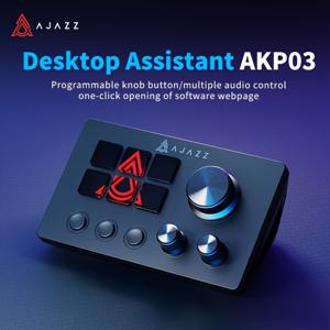 TEMU AJAZZ 프로그래밍 가능한 매크로 키보드, 원클릭 웹 및 파일 액세스 - 인체공학적 다기능 콘솔 패널, 맞춤형 버튼, USB 전원 미니 키보드, 생산성 액세서리 | 버튼 레이아웃 | 컴팩트 디자인