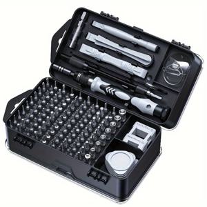 TEMU 115In 1 스크루드라이버 세트, 크롬 반디움 강철 스크루드라이버, 컴퓨터 PC, 아이폰 휴대폰, 태블릿 장치, 시계 수리, 가정용 도구