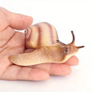 TEMU 사랑스러운 작은 달팽이 조각상, 정원 경관 디자인을 위한 사실적인 차량용 화분 식물, 창의적인 데스크탑 동물 모형, 집과 사무실 장식에 적합한 견고한 조각