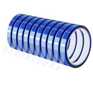 TEMU 10롤 수블리메이션 열전달 테이프, 10mm x 30m - 내구성이 뛰어난 폴리비닐 클로라이드, 열에 강하고, 잔여물이 없는, 수블리메이션 프레스, 전자 용접 절연, 비전하된