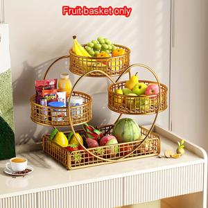 TEMU 1pc YUMIPLUS 하트 모양 3층 금속 과일 바구니 - 빵, 스낵, 야채, 디저트 디스플레이에 완벽 - 피크닉, 결혼식, 파티, 어머니의 날, 추수 감사절, 크리스마스 선물에 이상적 - 주방용 과일 바구니
