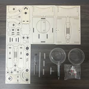 TEMU DIY 과학 실험 키트 - 수동 워터 펌프 및 웰 압력 프로젝트, 교육용 공예 재료와 함께 완비되어 있습니다.