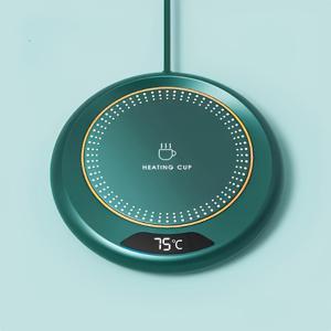TEMU 스마트 전기 커피 머그워머 - 3단계 조절 가능한 USB 전원, 정밀 온도 제어, 8시간 자동 종료 기능. 여행용 머그컵 및 가정/사무실 사용에 적합. 단순 보온 기능만 지원 || 가열 불가|타이머