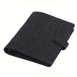 TEMU 1pc 펠트 쉘 바인더, A5 A6 노트북 종이 메모장 내부 페이지 링 바인더, 편지지 선물 여행 저널 루스 리프 노트