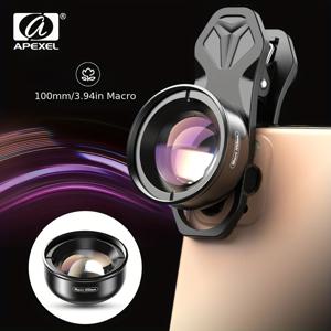 TEMU 100Mm 마코렌즈(CPL 포함) 스마트폰용, 아이폰 및 장치용 고화질 마코 사진 촬영을 위한 디자인, 모바일 마코렌즈 액세서리.