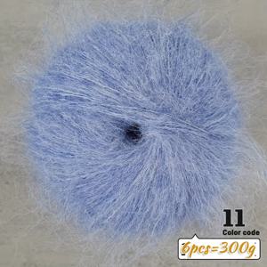 TEMU JIUWEIDIAOWANG 300g 실 패키지 - 6개의 모음, 50% 아크릴, 30% 알파카, 20% 앙고라, DIY 뜨개질 및 크로셋용 오브레 및 레이스 혼합사, 가을 겨울 패션 스웨터, 숄 및 자켓.
