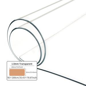 TEMU 1pc 투명 테이블 클로ths 보호자, 1.0mm 두꺼운 PVC 테이블 매트, 투명 테이블 커버, 사무실 책상 보호 매트, PVC 투명 데스크탑 표면 보호자, PVC 보호 필름, 호텔, 점심 테이블, 야외, 가정 장식으로 사용할 수 있습니다.|책상