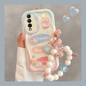 TEMU 잉크 컬러 삼색 3D 토끼 머리 피규어 스타 케이스, 갤럭시 삼성 S24 울트라 호환, S25 울트라, 삼성 S21 FE A05S 크림 패턴 보호 케이스, A52 신선한 플로럴 비드 스트랩, A15/S21 소프트 스트랩, S22 울트라/S23 플러스/A55/A53-5G/A14 A25|S21케이스|S22케이스
