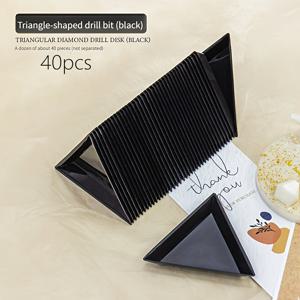 TEMU 40개 미니멀 칸디드 네일 아트 트레이 - 블루, 핑크, 화이트, 블랙 | 보석, 라인스톤 및 DIY 공예에 적합 | 손수작업 프로젝트, 공예 보관 솔루션 | 장식 보관 | 우아한 보관 상자, 네일 보석 정리함