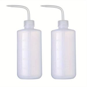 TEMU 250ml/500ml의 인버티드 플라스틱 스퀴즈 병 2개, 충전 및 드로퍼 캡 포함, PVC 무함유, PE 소재, 전원 없음, 배터리 없음, 1톤 박스용, 식물 분무기, 물주기 통, 정원 도구