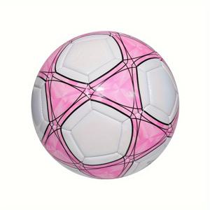 TEMU 1개 사이즈 5 2.7mm 두께 강화 축구공, 폭발 방지 및 내마모성 PVC 축구 경기 훈련용