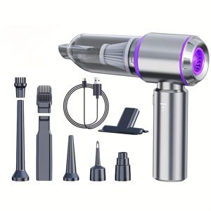 TEMU 진공 청소기, 바닥 청소, 주방 청소, 가정용 충전식, 휴대용 핸드헬드 브러시리스, 소형 강력 진공청소기, 대형 흡입력 진공청소기, 차량 및 가정용 이중 목적