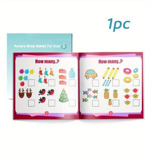 TEMU 1pc 어린이 두뇌 게임 챕터 북 - 5세 이상 어린이를 위한 교육적 독서, 흥미로운 그림 퍼즐, 풍부한 언어 기술, ZHIDIAN INTERNATIONAL 출판 - 영어판, 출시일 2024-05-01