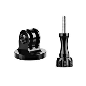 TEMU Hero 11 10 6 5 4 3 액션 카메라용 나사 포함 알루미늄 합금 삼각대 어댑터, Insta360 X4 X3 X2용 메탈 마운트 베이스, DJI OSMO Action 4 3 2 액션 카메라용 모노포드 마운트