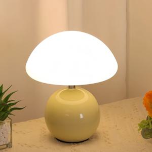 TEMU 1pc 현대적인 기하학적 세라믹 우주 테마 테이블 램프, 삼색 무한 조절, 전선 제어, USB 플러그, 수면 야간 조명, 푸시 버튼 제어, 플라스틱 램프 쉐이드, 사무실, 가정 장식, 크리스마스 선물용