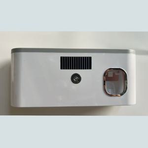 TEMU 벽걸이 USB 충전식 치실 홀더와 보관함 - 리튬 배터리, 자동 치약 분배기, 컵 홀더 - 욕실 정리에 이상적