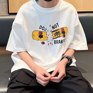 TEMU 1pc 소년 여름 티셔츠 - 