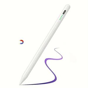 TEMU 빠른 충전 기능이 있는 유니버설 모바일 태블릿 - 아이패드, 아이폰 등과 호환 가능 - 딜레이 없음, 충전식 리튬 배터리, 120mAh, iPad Mini 5/6, iPad 6/7/8, iPad Air 3/4/5, 2018년부터 2024년까지 사용 가능한 애플 펜슬, 태블릿 액세서리 | 세련된 디자인 | 충전식 배터리