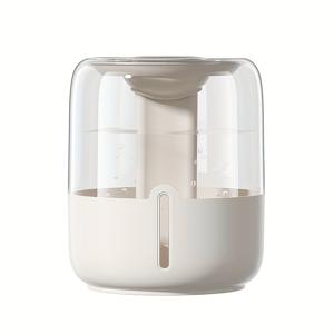 TEMU 1개 대용량 가습기, 업그레이드된 디지털 디스플레이 및 야간 조명이 있는 USB 듀얼 미스트 공기 가습기, 가정/기숙사/사무실/침실 사계절 사용 가능, 아버지의 날 선물로 완벽함