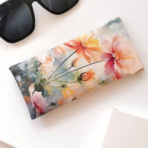 TEMU 안경 케이스, PUPU PU 가죽 안경 파우치, 방수 안경 보관 가방, 안경 액세서리, 패셔너블 유리 안경 가방, 화장품 파우치, 소품 정리 가방