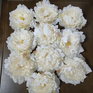 TEMU 10개 인공 페오니 꽃잎, 플라스틱 페오니 웨딩 파티 크리스마스 장식, DIY 벽 배경 장식 액세서리, 전기 또는 배터리가 필요하지 않습니다