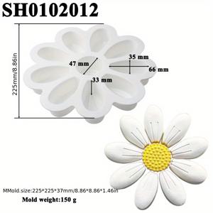 TEMU 1개, 무스 케이크 성형기, 8.86인치, 3D 실리콘 성형기, 푸딩 성형기, 초콜릿 성형기, DIY 케이크 장식 도구, 베이킹 도구, 주방용품