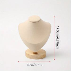 TEMU 1pc 스타일리쉬 포트레이트 목걸이 거치대 - 우아한 쥬얼리 디스플레이 스탠드 드레서 및 윈도우용 - 귀중한 펜던트 쥬얼리 타워를 구성하고 전시하기에 완벽합니다.